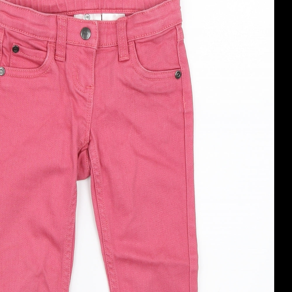 Hannah Anderson Girls Pink  Denim Skinny Jeans Size S