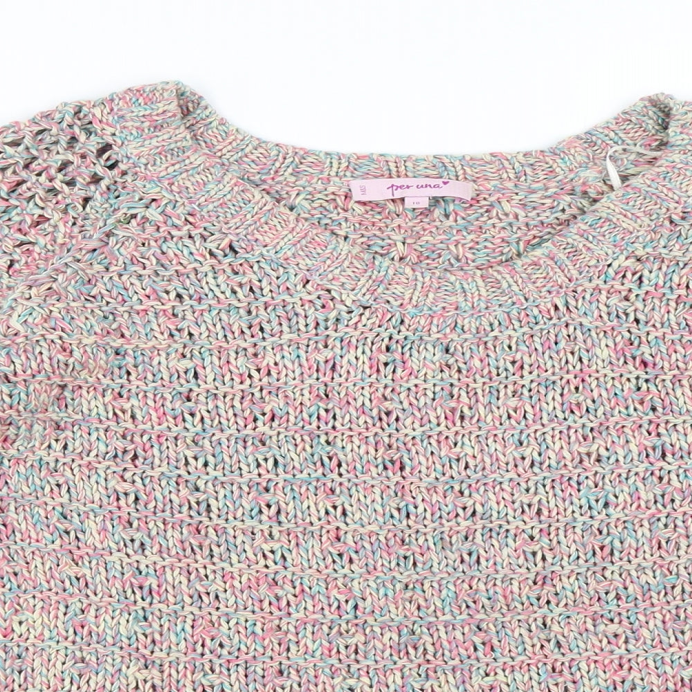 Marks & Spencer Womens Pink   Pullover Jumper Size 18