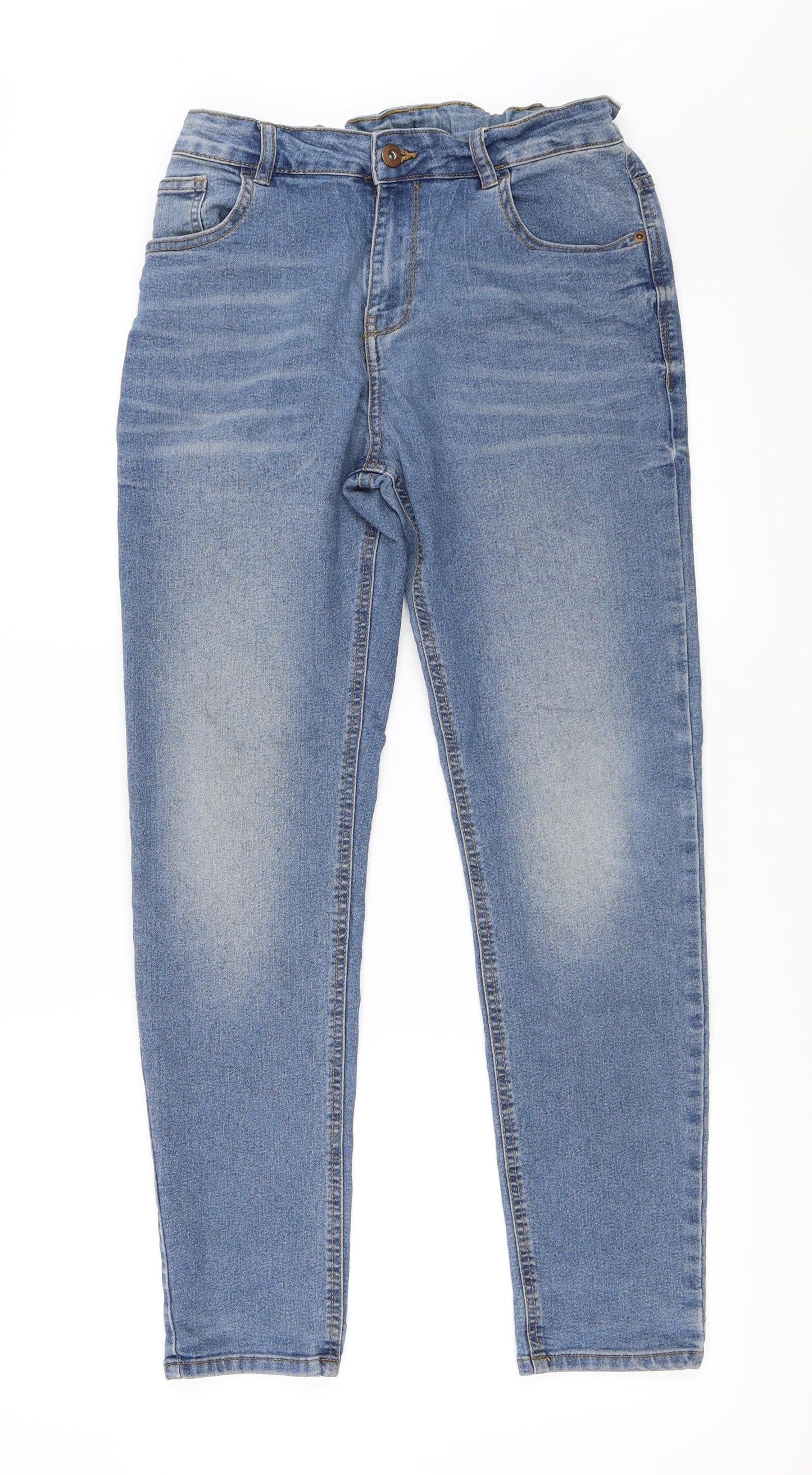 F&F Girls Blue  Denim Skinny Jeans Size 13-14 Years