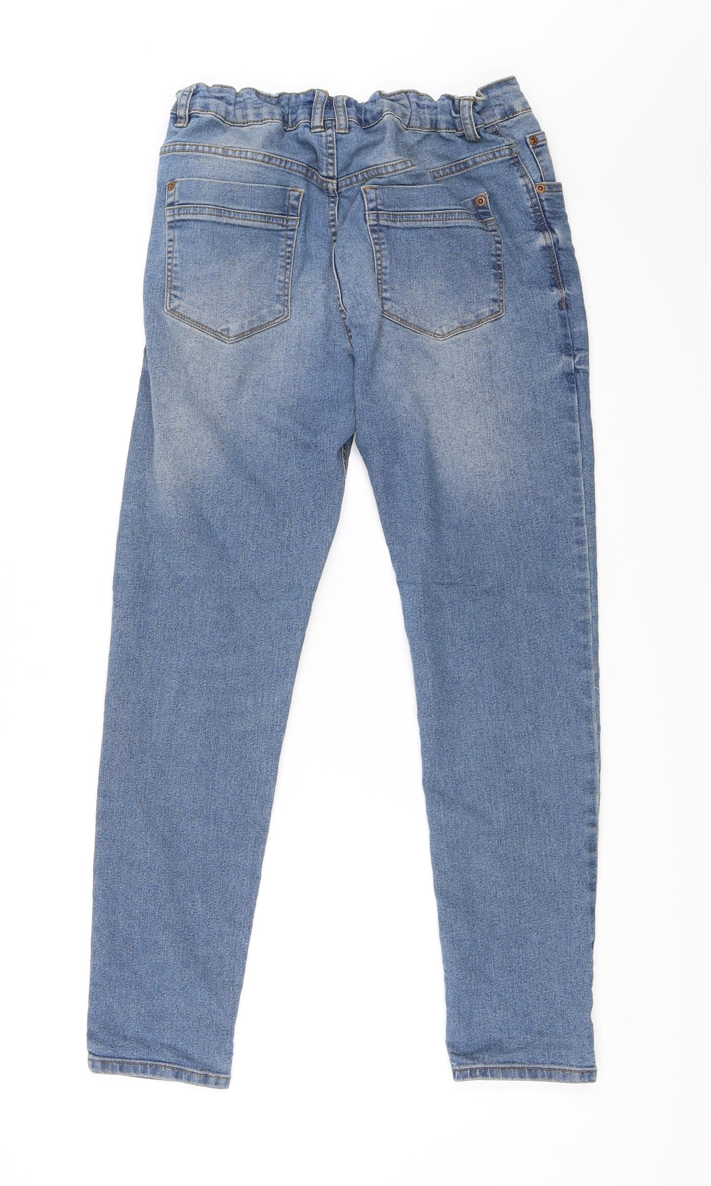 F&F Girls Blue  Denim Skinny Jeans Size 13-14 Years