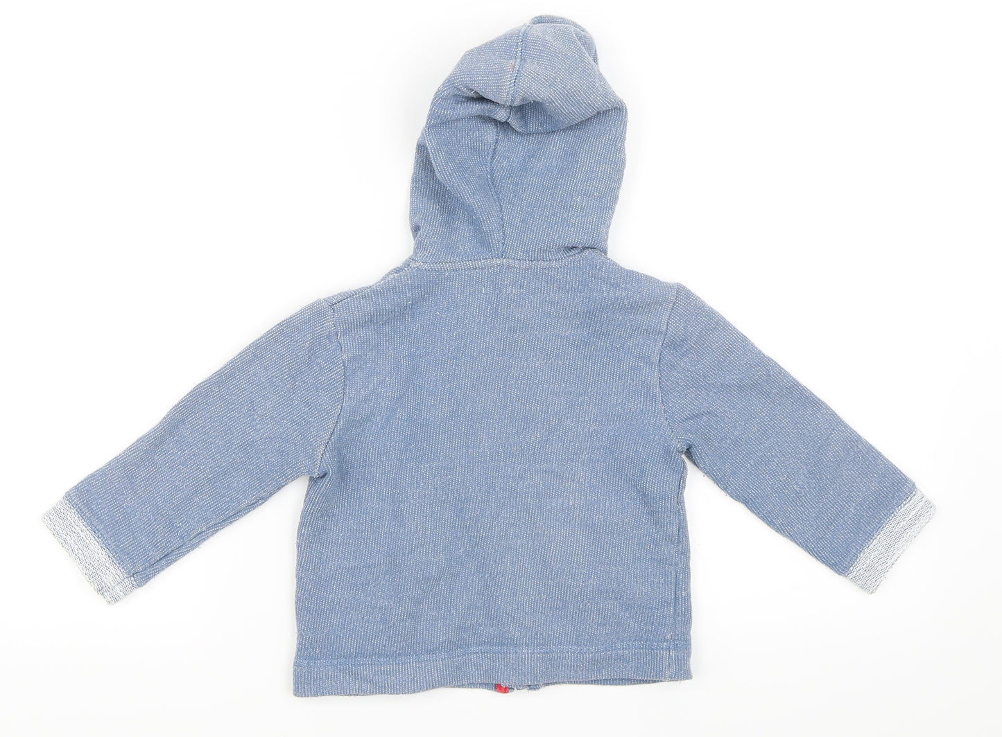 Bout'chou Boys Blue   Full Zip Hoodie Size 2 Years