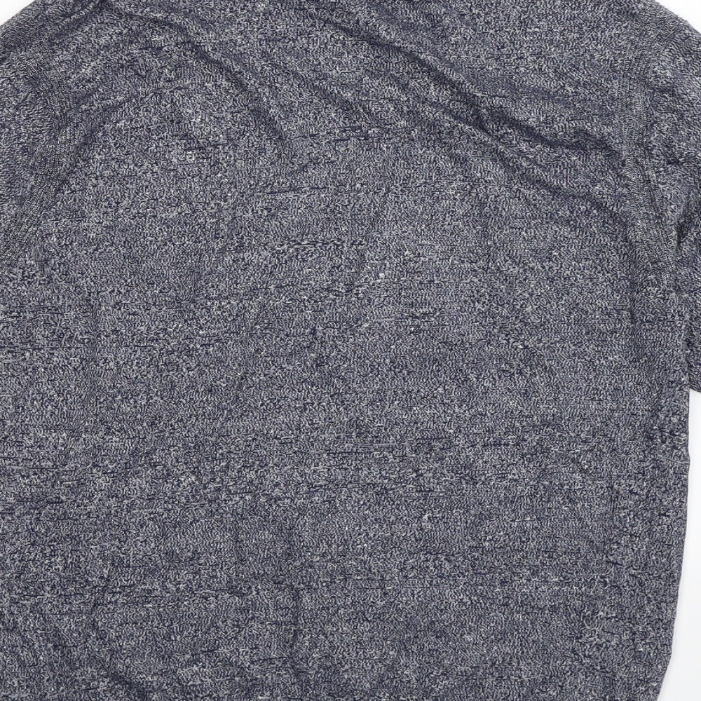 NICOLE FARHI Mens Blue  Knit Pullover Jumper Size L