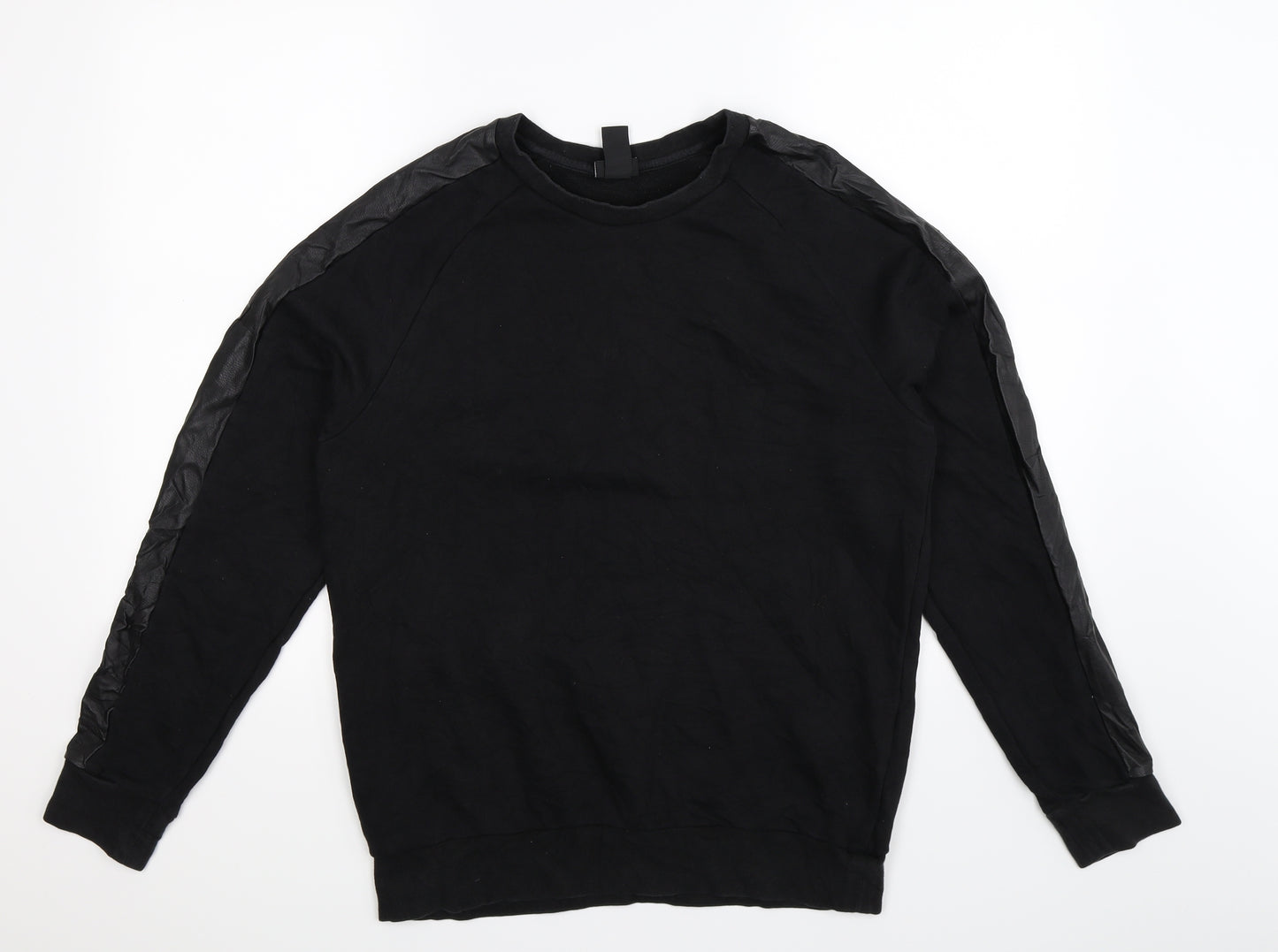 H&M Mens Black   Pullover Sweatshirt Size M