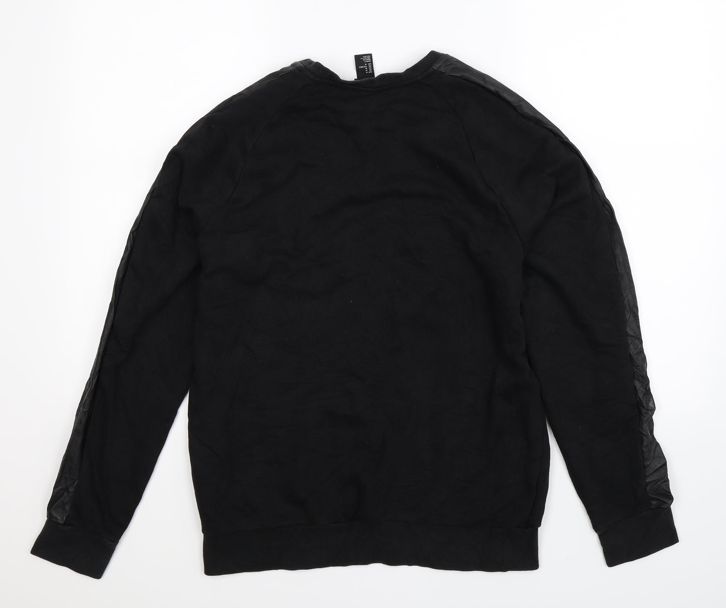 H&M Mens Black   Pullover Sweatshirt Size M