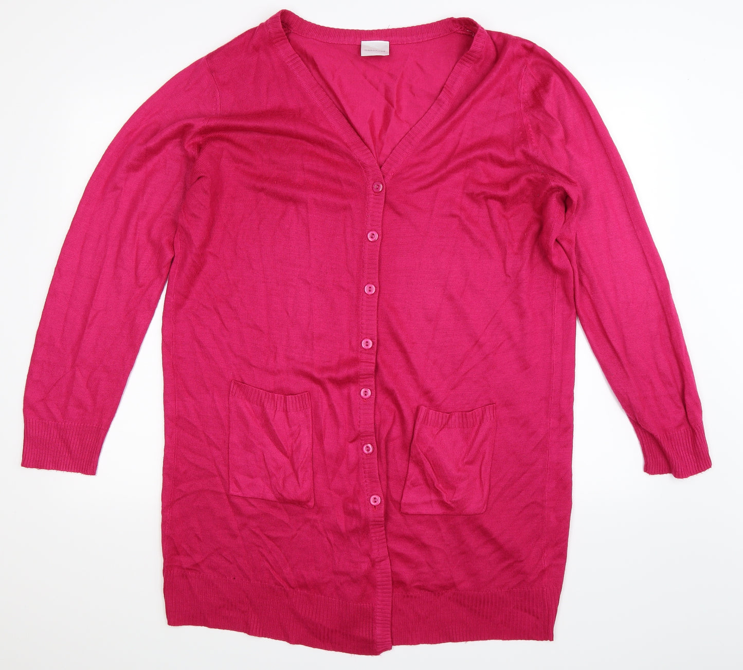 Wardrobe Womens Pink  Knit Cardigan Jumper Size 22