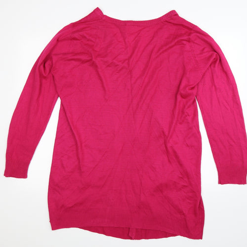 Wardrobe Womens Pink  Knit Cardigan Jumper Size 22