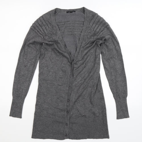 Linea Womens Grey  Knit Cardigan Jumper Size S