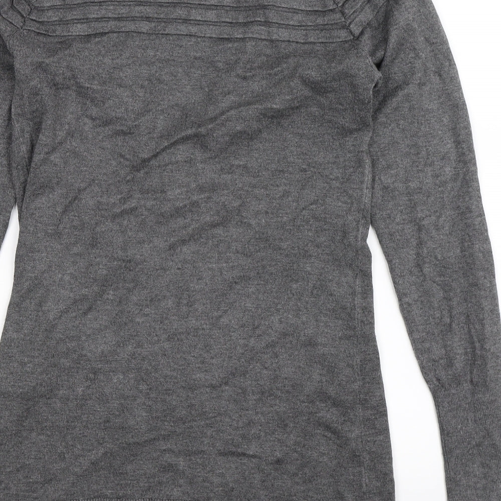 Linea Womens Grey  Knit Cardigan Jumper Size S