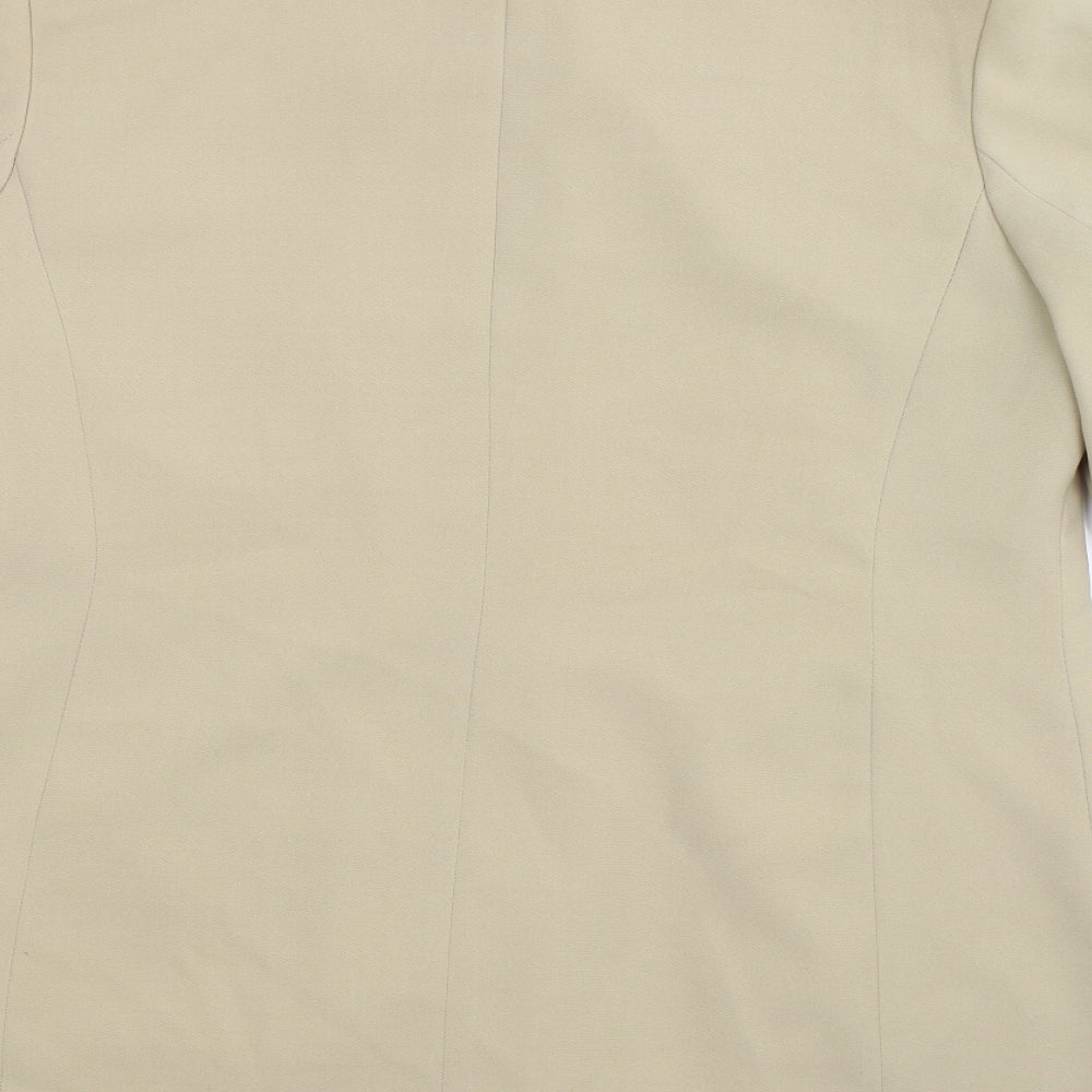 Imogen Womens Beige   Jacket Suit Jacket Size 16