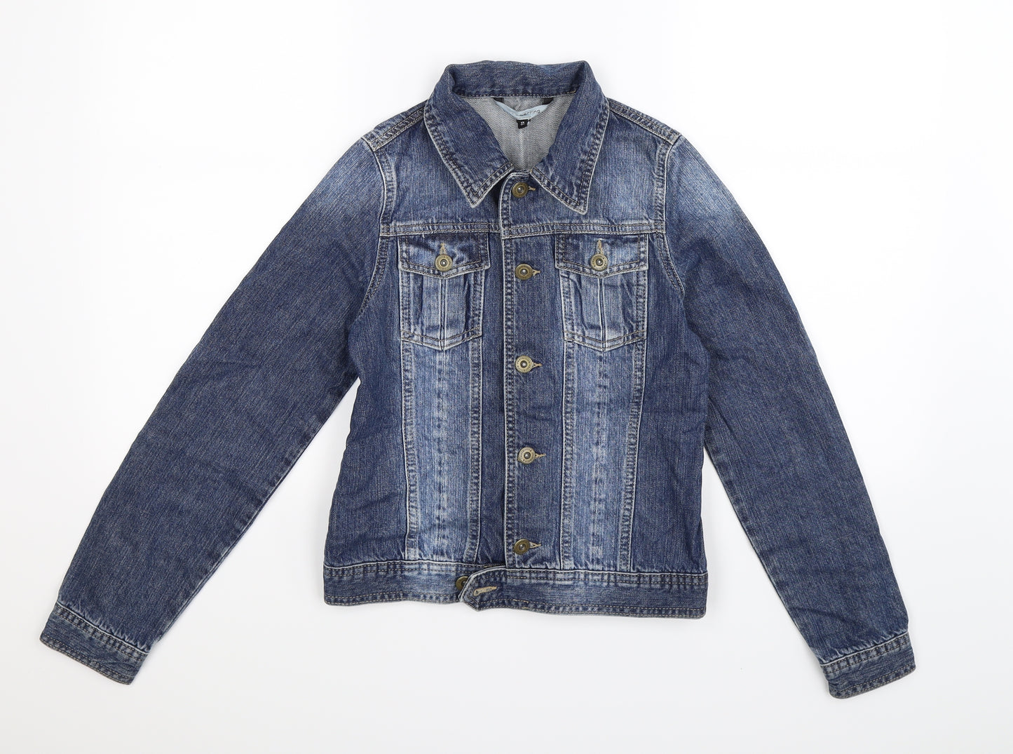 Red Herring Girls Blue  Denim Jacket  Size 13 Years