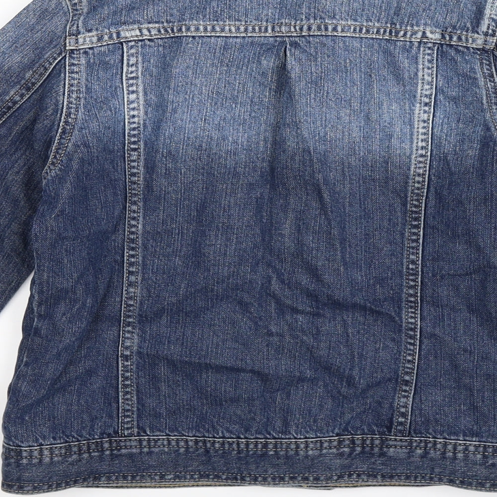 Red Herring Girls Blue  Denim Jacket  Size 13 Years