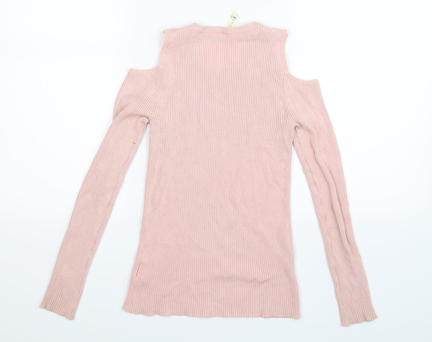 Young Dimension Girls Pink  Knit Pullover Jumper Size 11-12 Years