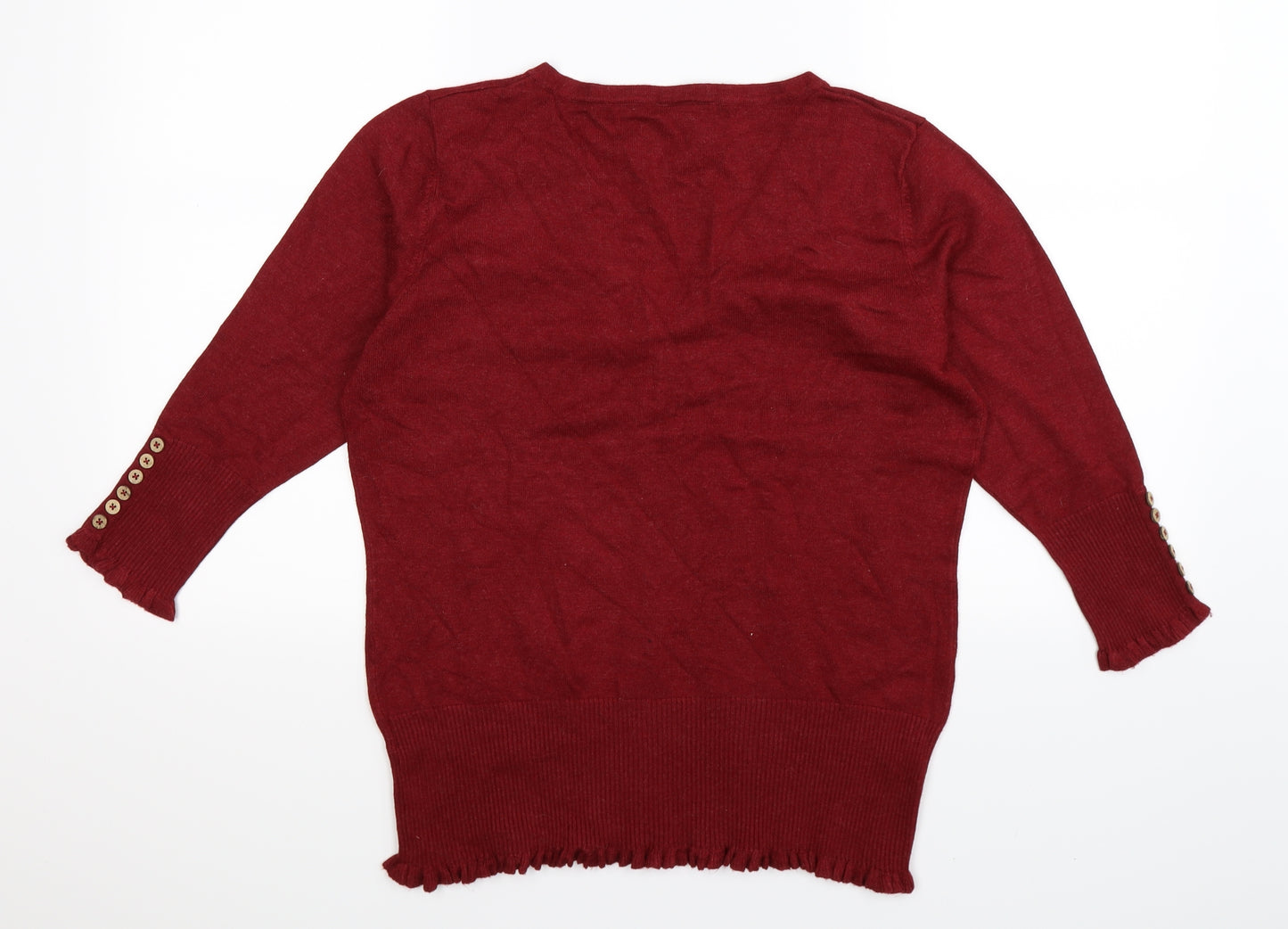 John Lewis Womens Brown  Knit Pullover Jumper Size XL