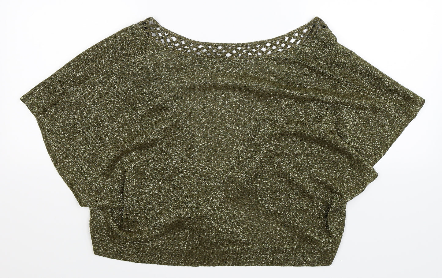 David Emanuel Womens Green  Knit Cardigan Jumper Size 22