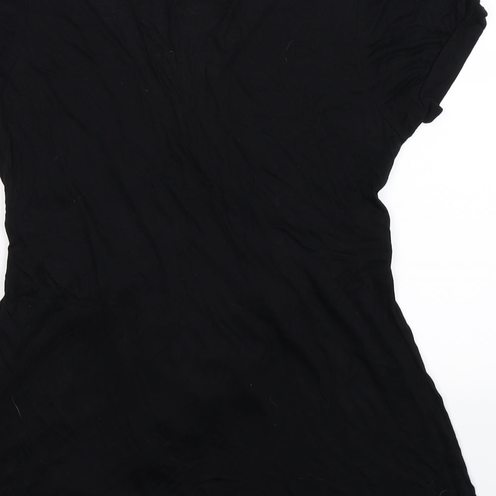 Atmosphere Womens Black   Basic T-Shirt Size 16