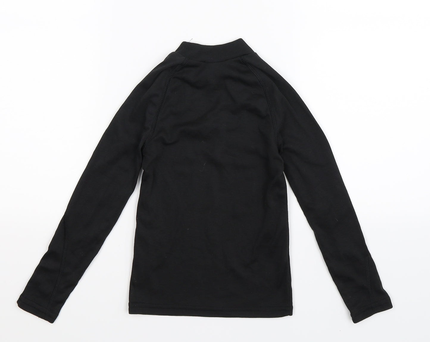 DECATHLON Boys Black   Basic T-Shirt Size 6 Years