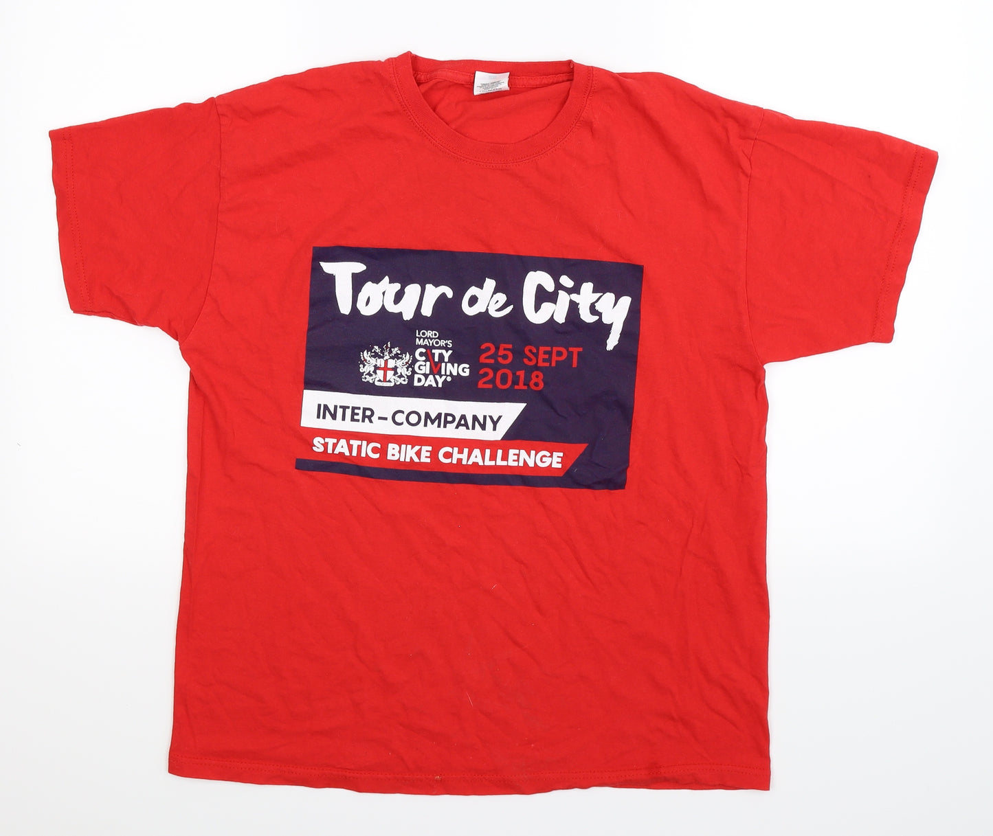 Fruit of the Loom Mens Red    T-Shirt Size L