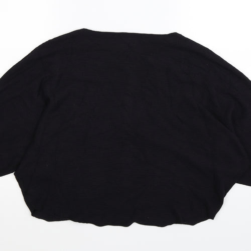 Preworn Womens Black  Knit Pullover Jumper Size M
