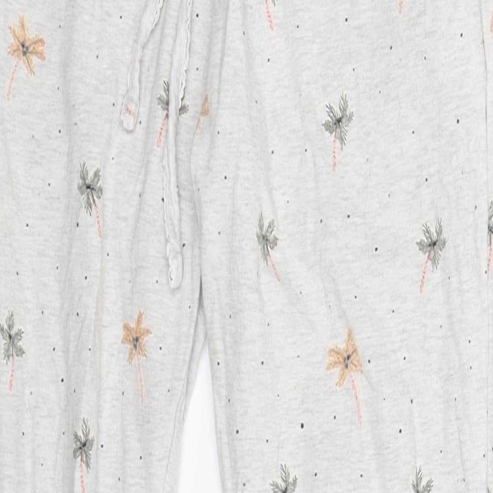 Fat Face Womens Grey Floral  Cami Lounge Pants Size 6