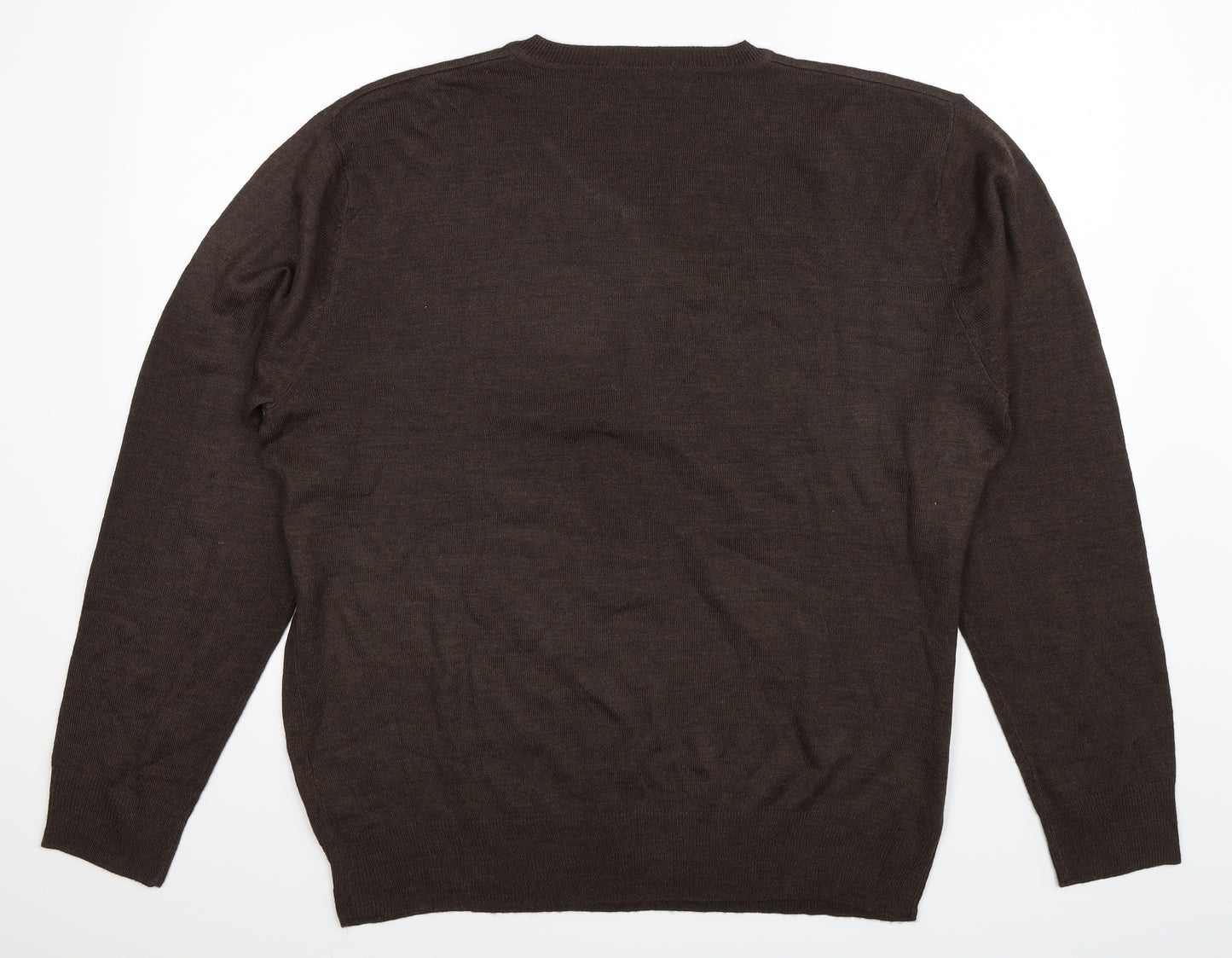 TU Mens Grey  Knit Pullover Jumper Size L