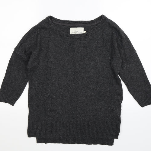 H&M Womens Grey  Knit Pullover Jumper Size XS