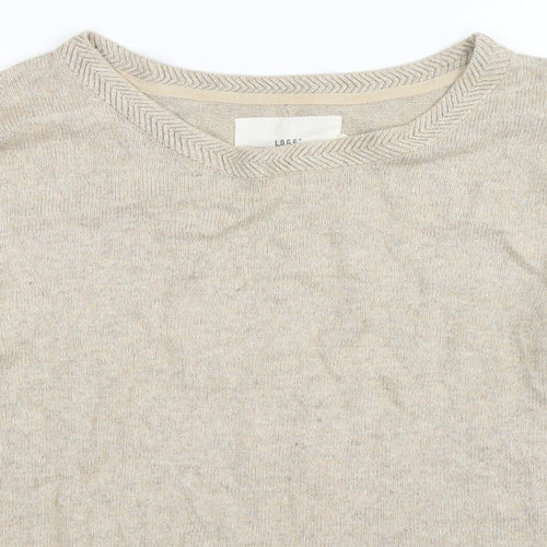H&M Womens Beige  Knit Pullover Jumper Size XS