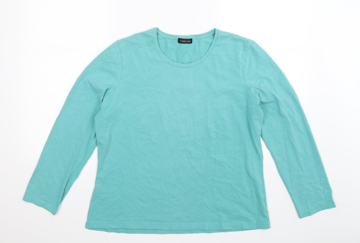 Florence & Fred Womens Green   Basic T-Shirt Size 20