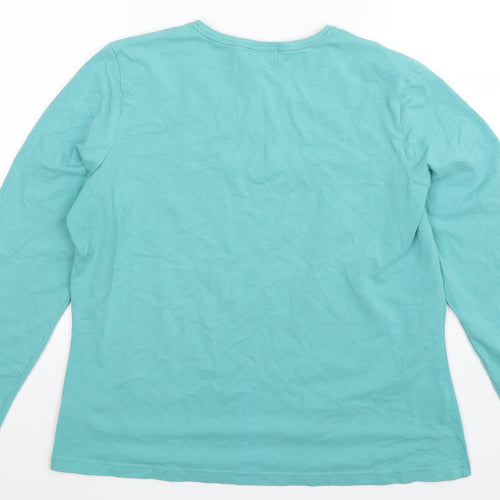 Florence & Fred Womens Green   Basic T-Shirt Size 20