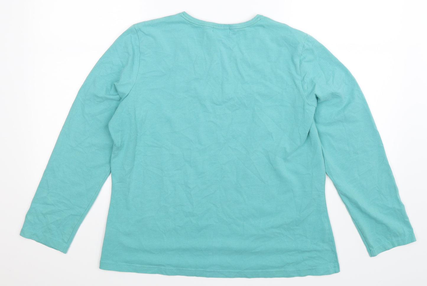Florence & Fred Womens Green   Basic T-Shirt Size 20