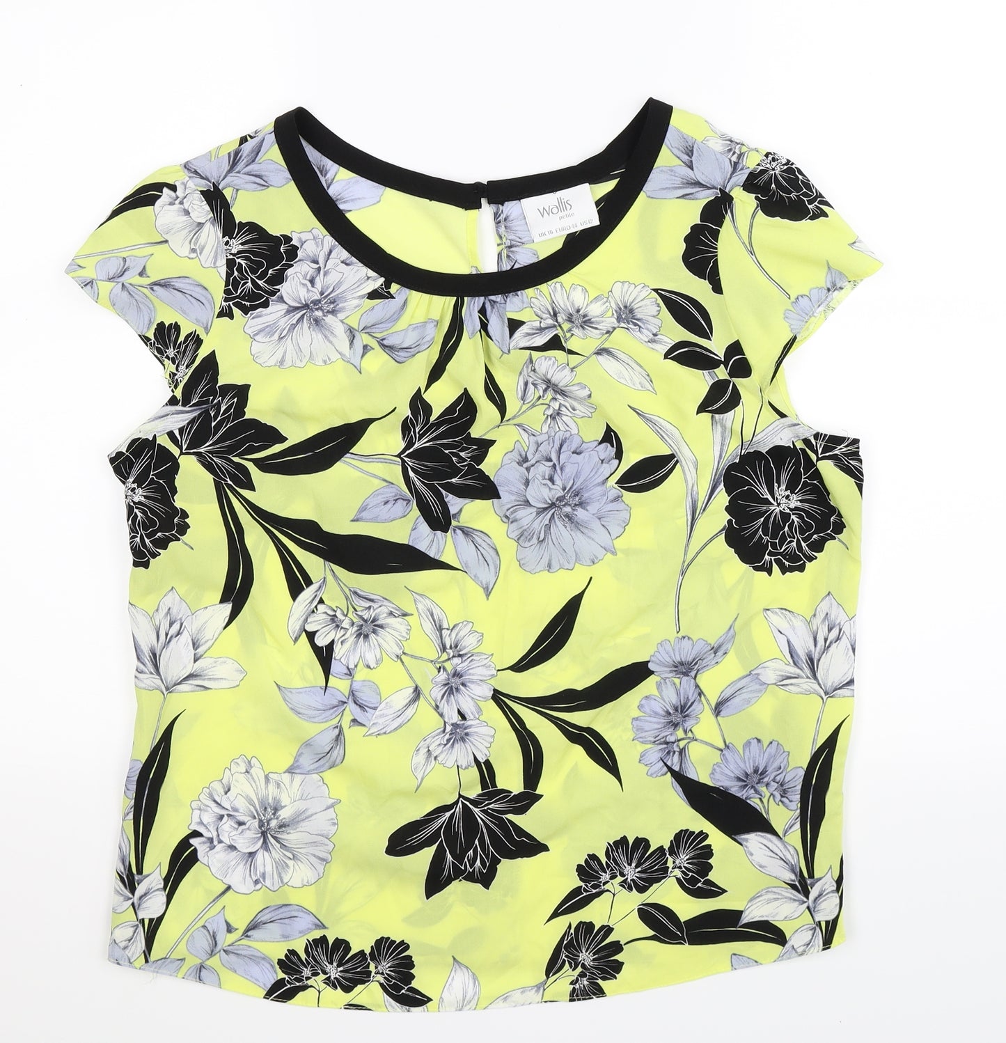 Wallis Womens Multicoloured Floral  Basic Tank Size 16