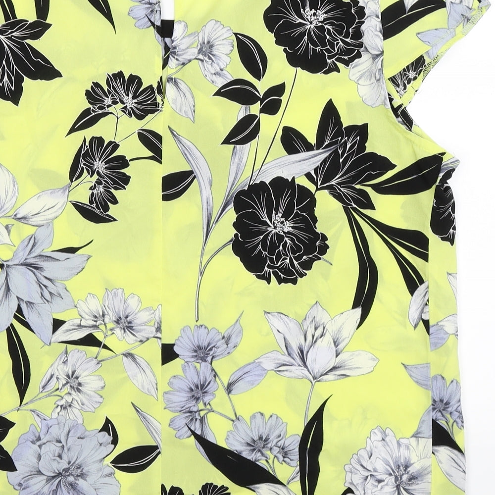 Wallis Womens Multicoloured Floral  Basic Tank Size 16
