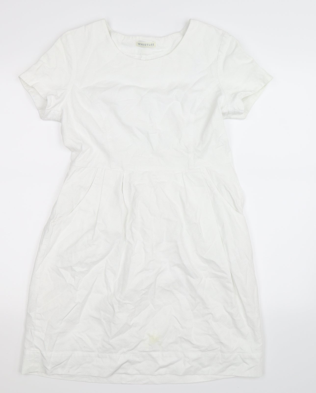 Whistles Womens White   Fit & Flare  Size 12