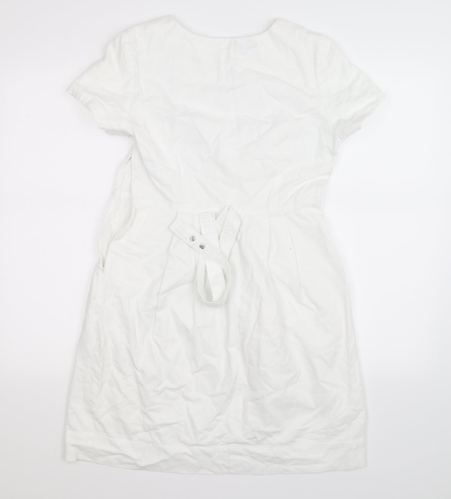 Whistles Womens White   Fit & Flare  Size 12