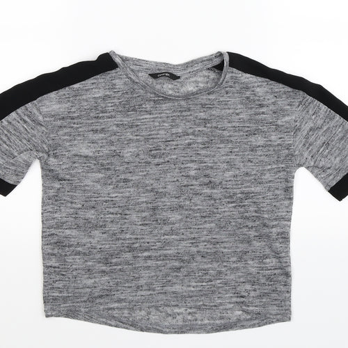 George Girls Grey   Basic T-Shirt Size 10 Years