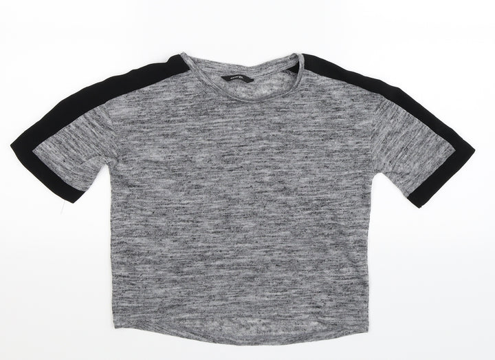 George Girls Grey   Basic T-Shirt Size 10 Years