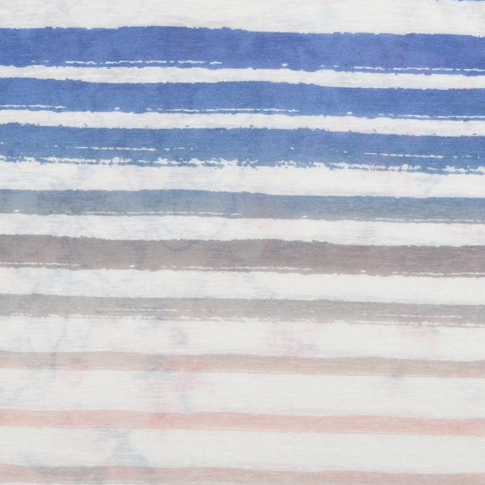 Debenhams Womens Multicoloured Striped  Basic Tank Size 18