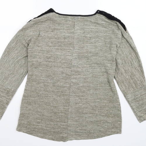 Apricot Womens Beige  Knit Pullover Jumper Size 14