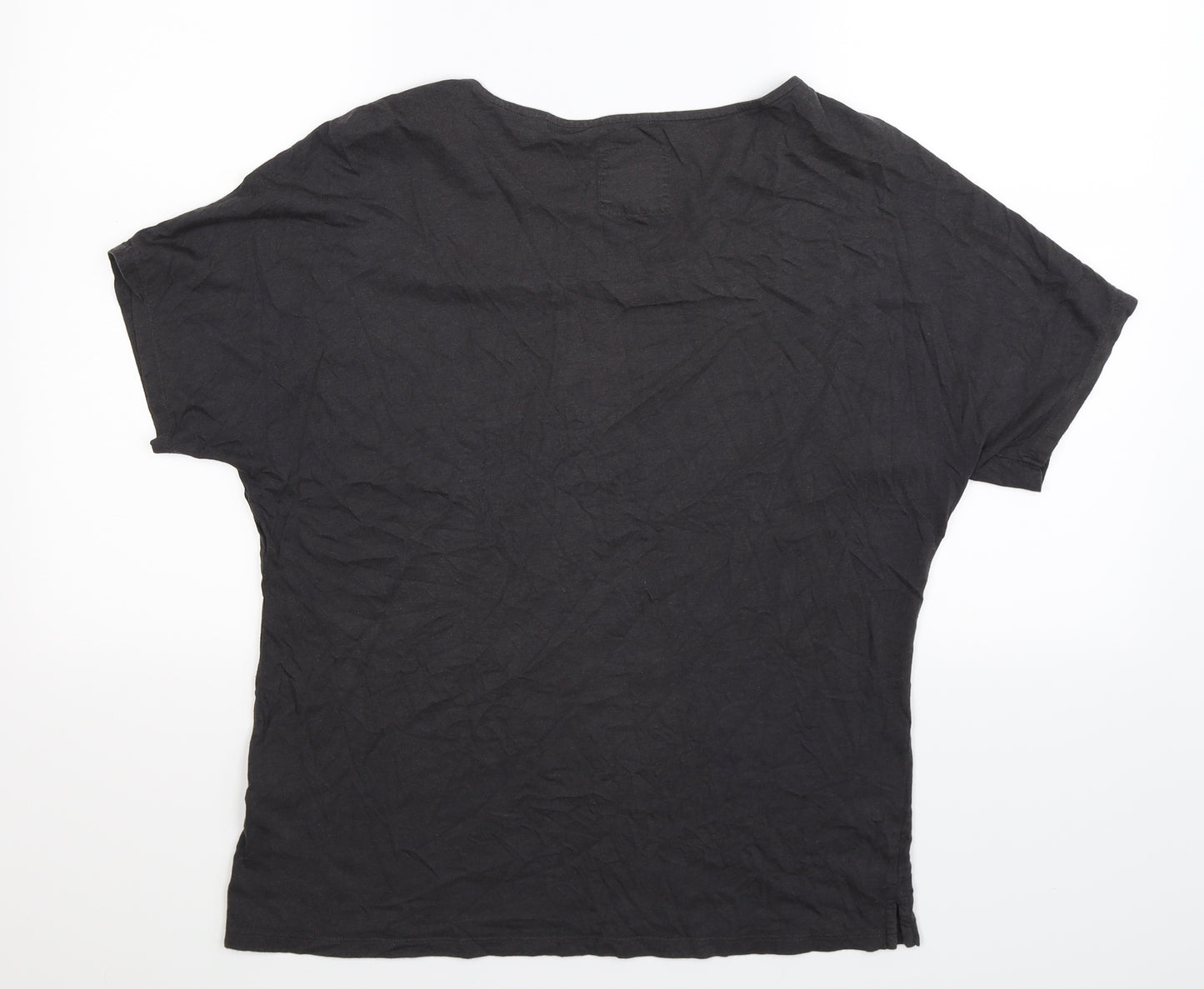 Jack Wills Womens Grey   Basic T-Shirt Size 12