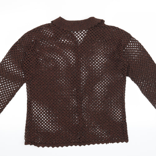 George Womens Brown   Cardigan Jumper Size 12