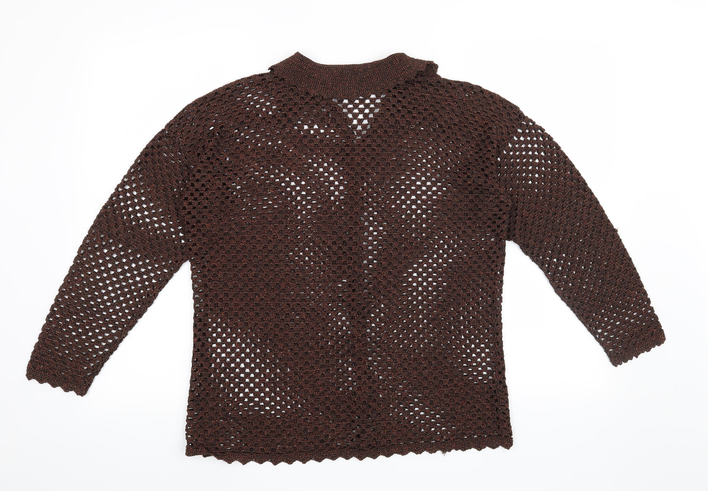 George Womens Brown   Cardigan Jumper Size 12