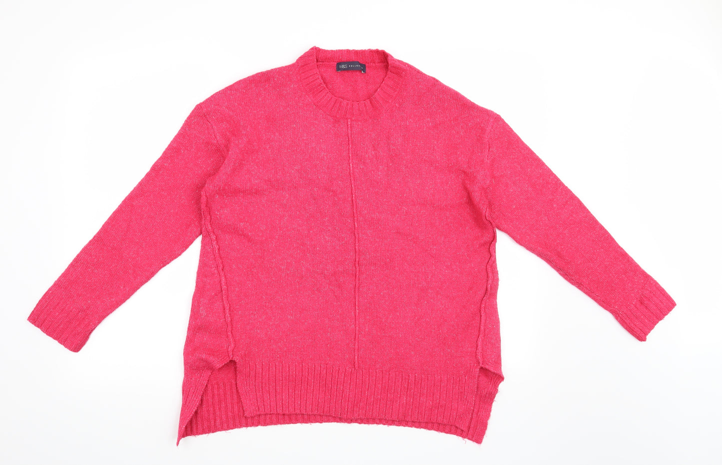 Marks and Spencer Womens Pink   Pullover Jumper Size M