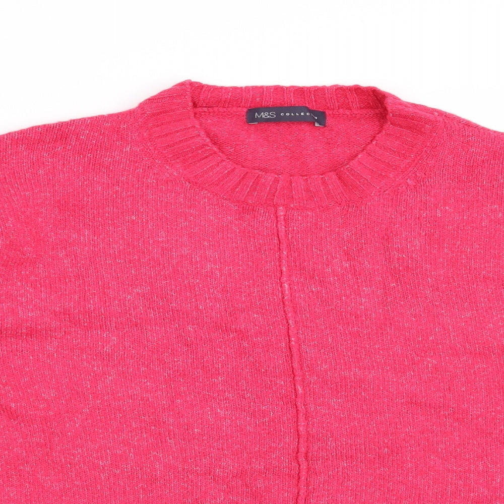 Marks and Spencer Womens Pink   Pullover Jumper Size M