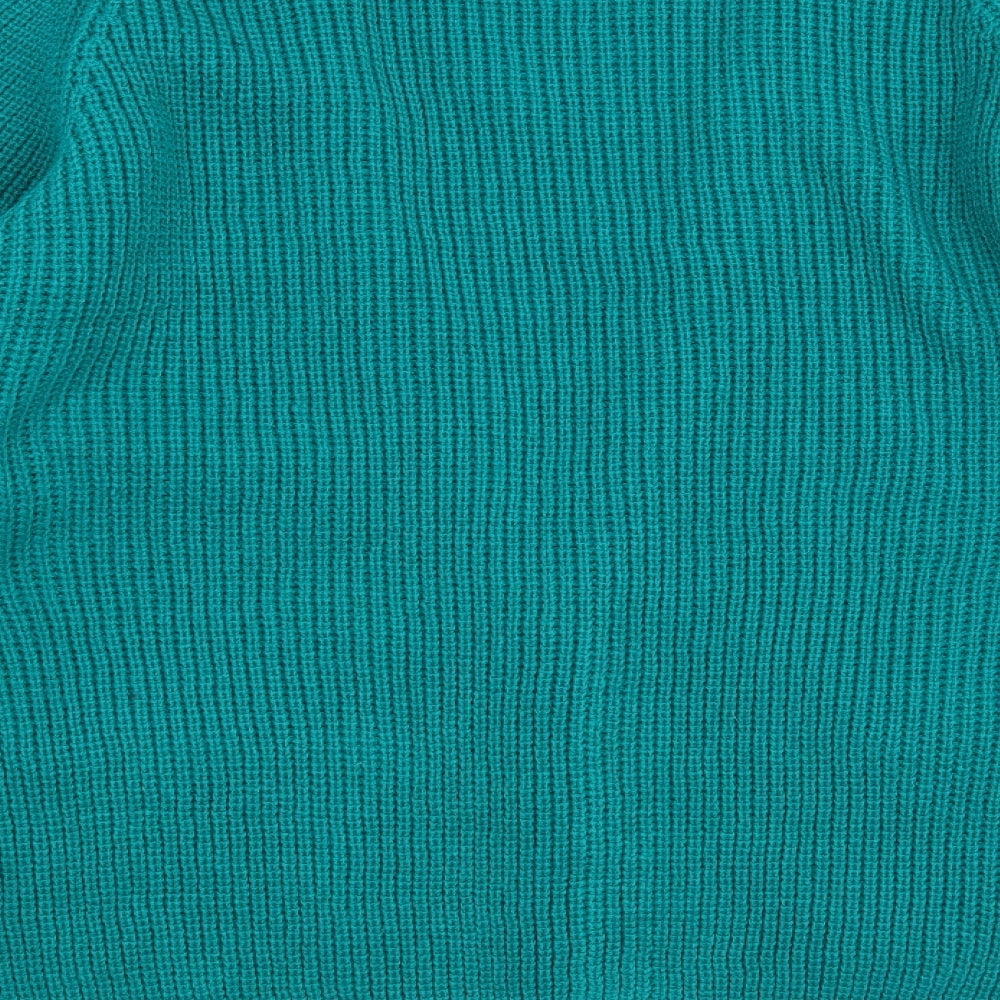 Steel Womens Green   Cardigan Jumper Size M