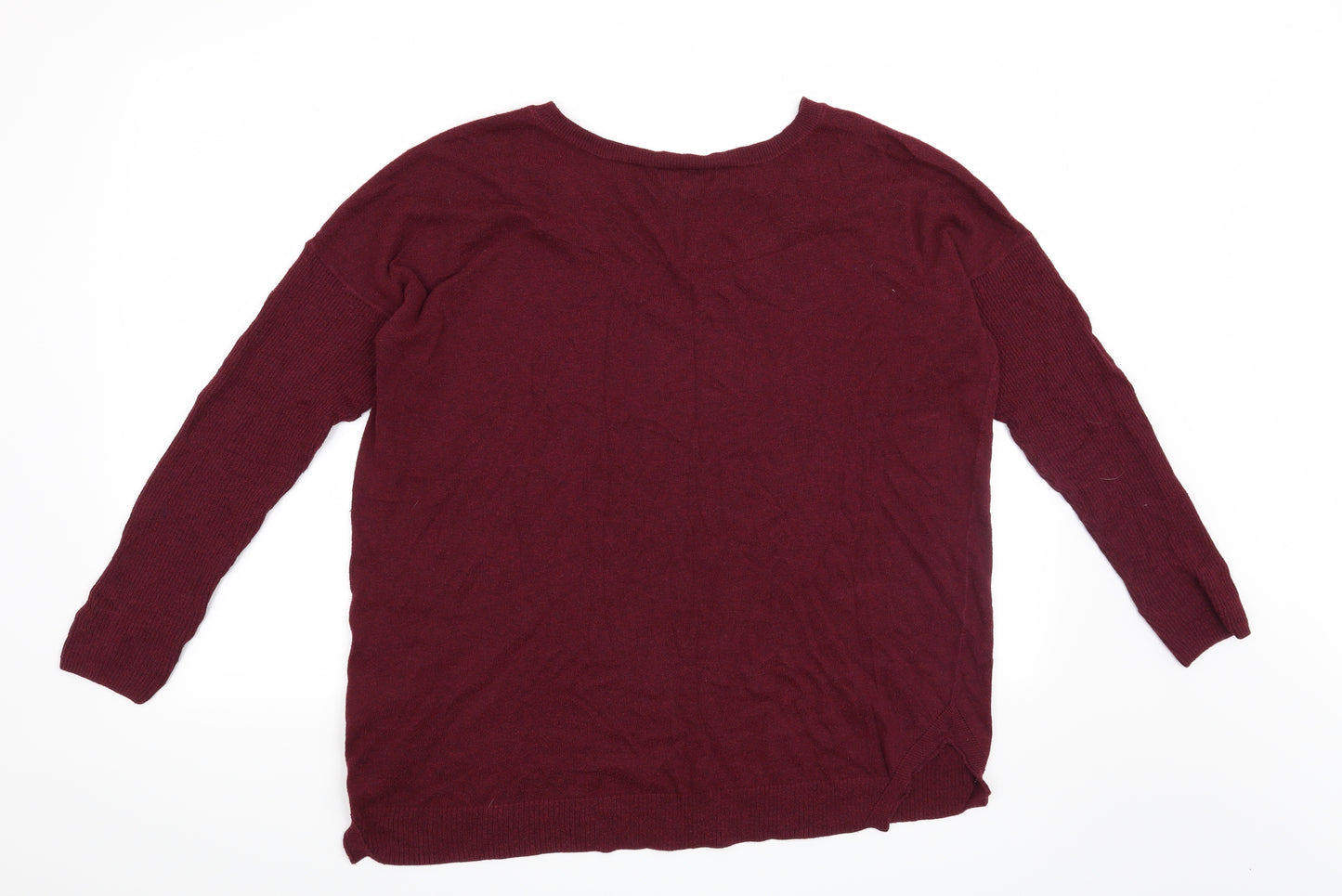American Eagle Outfitters Womens Red   Pullover Jumper Size L