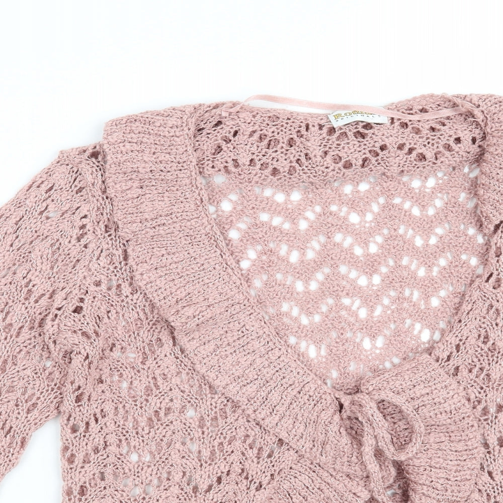 Roman Womens Pink   Cardigan Jumper Size S