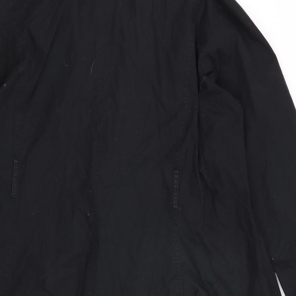 Yours Womens Black   Overcoat Coat Size 22