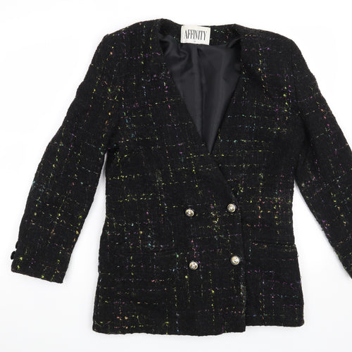 Affinity Womens Black   Jacket Blazer Size 12