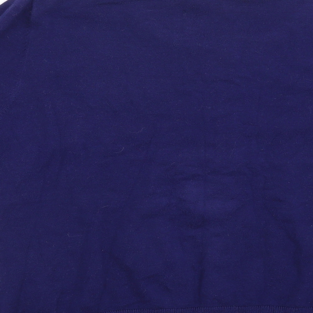 Cable & Gauge Womens Blue   Cardigan Jumper Size M