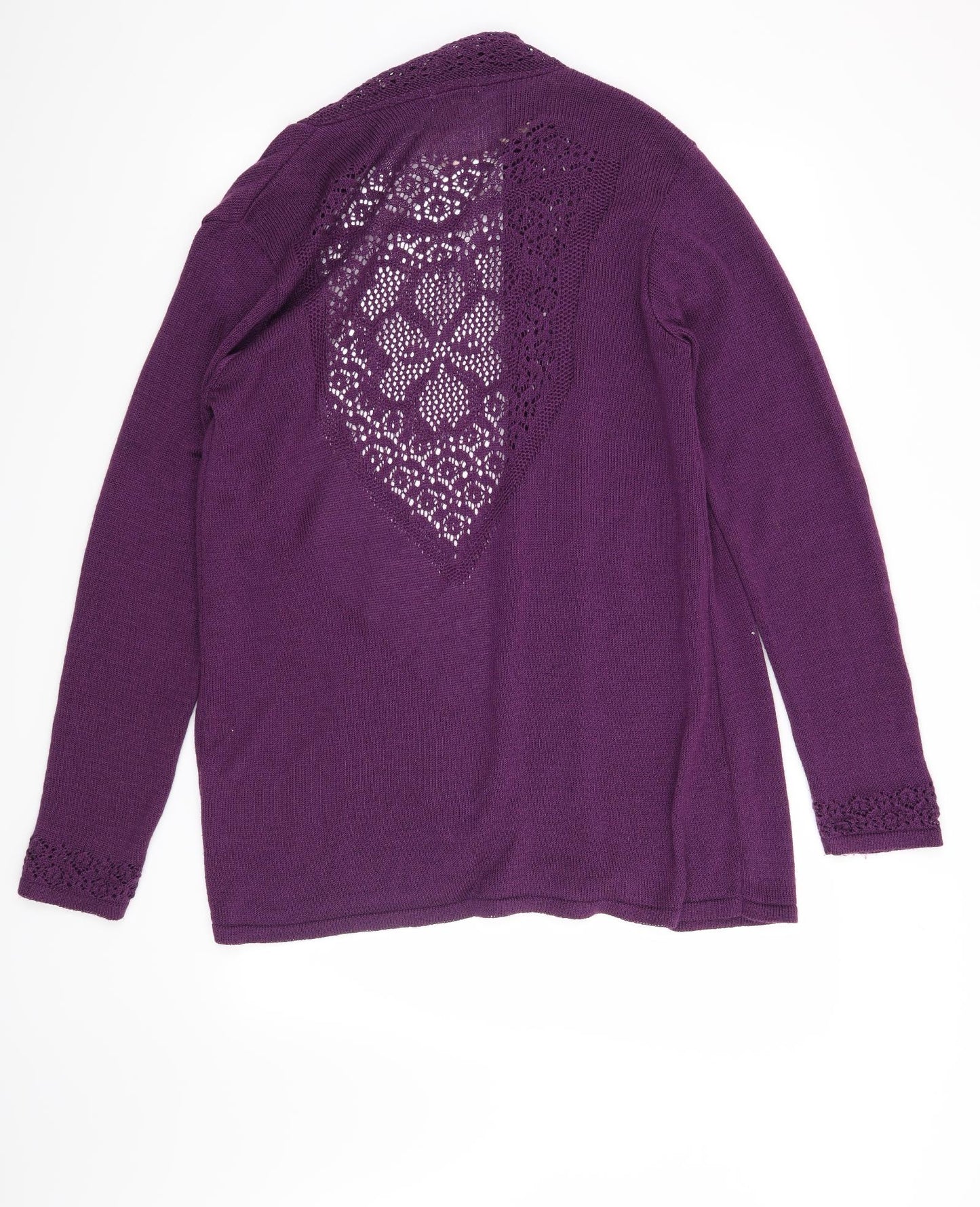 Soon Womens Purple   Cardigan Jumper Size 16