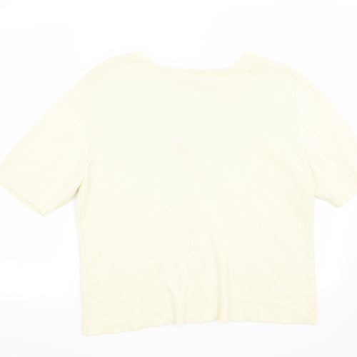 Kaleidoscope Womens Beige   Cardigan Jumper Size 18